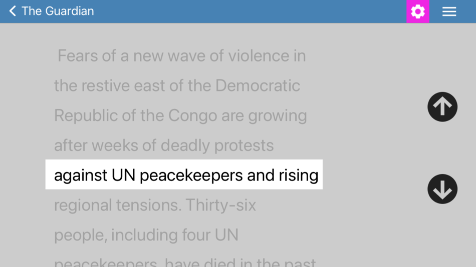 #5. Read Clear App (iOS) 由: Aida Suarez Gonzalez