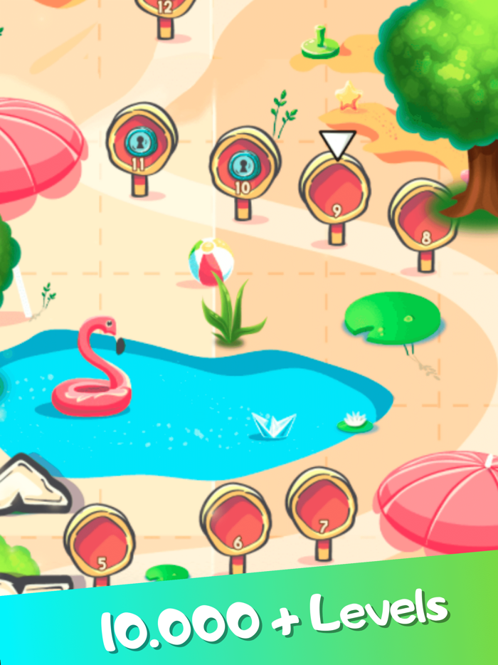 Beach trip saga match3 puzzle