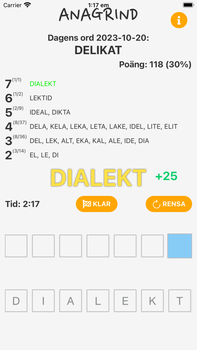 Anagrind Screenshot