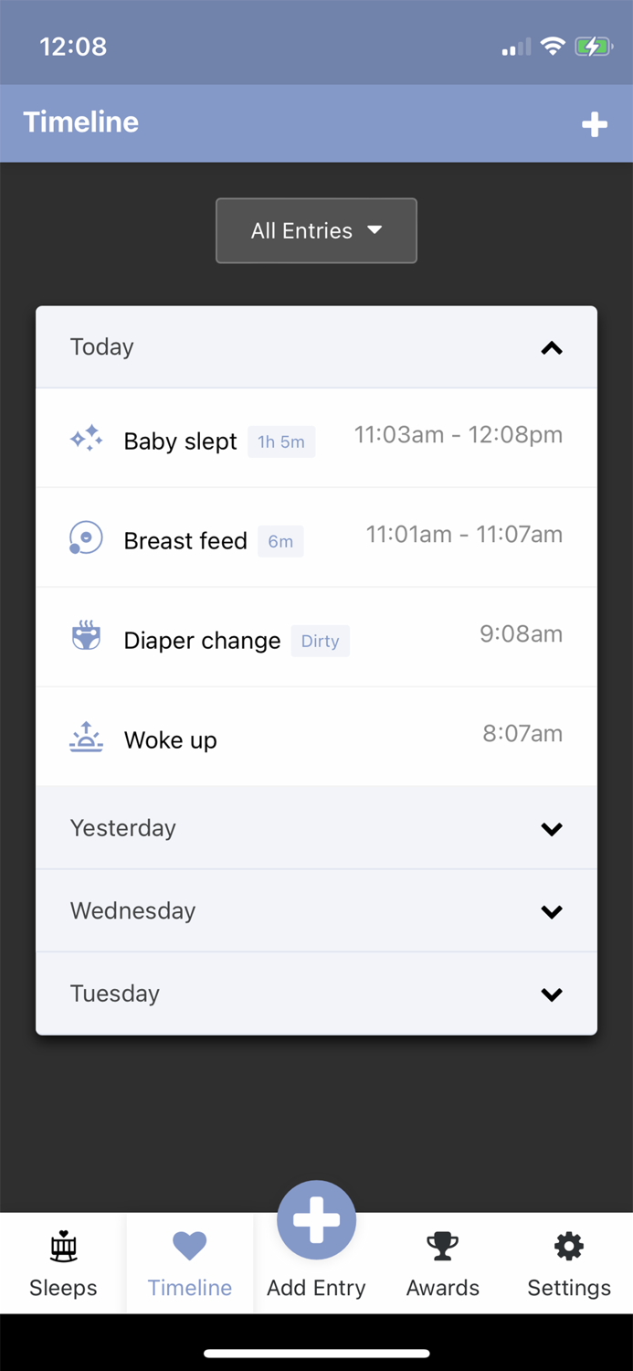 Baby Sleep Cycle Tracker