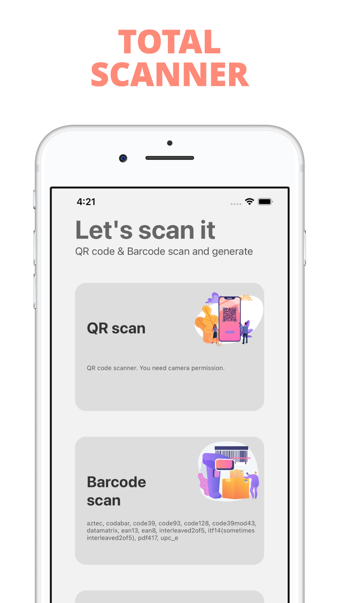 HTTP QR and barcode scanner