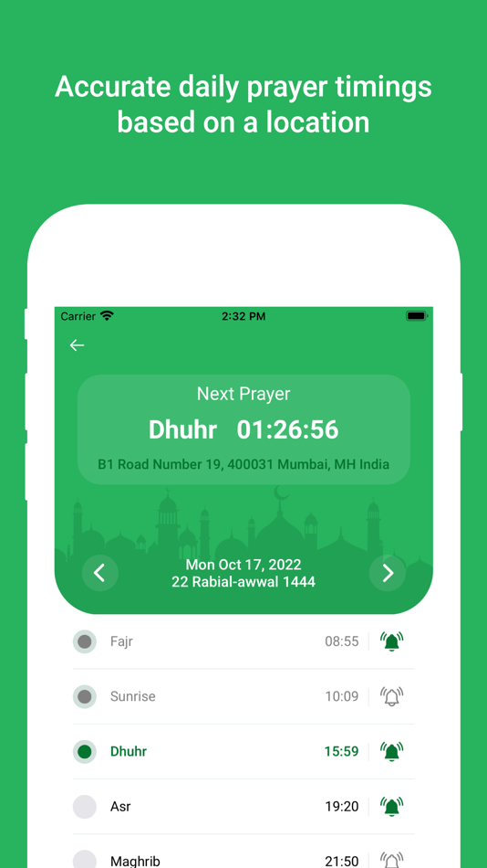 Muslim Prayer Times & Qibla - 10.5 - (iOS)