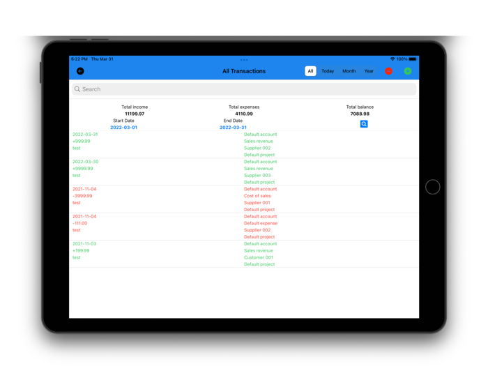 Daily Sales Tracker Online App