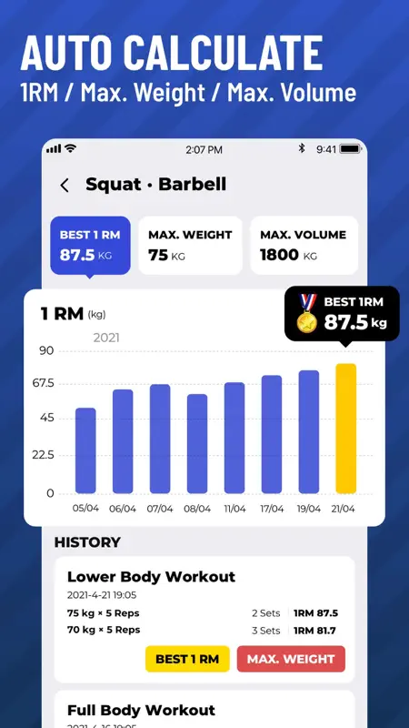 Gym Workout Planner & Gym Log screenshot 4 of 8