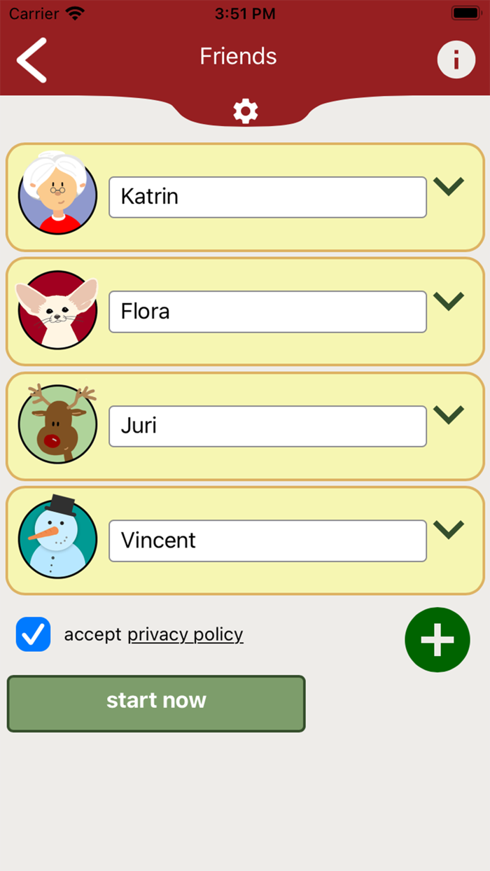 Secret Santa - Wichtel App