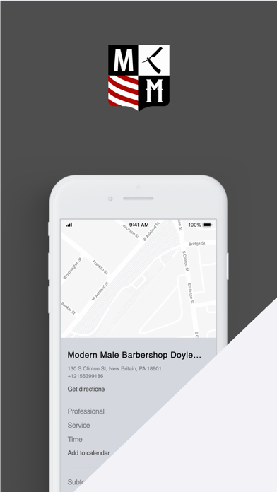 Modern Male Barbershop Screenshot