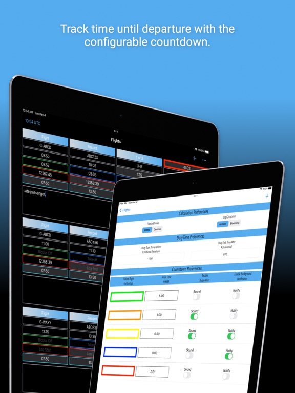 PilotCalc iPad screenshot 4 - Utilities app