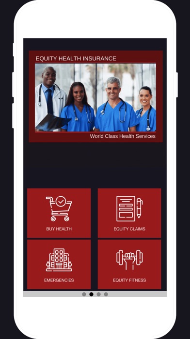 EQUITY HEALTH INSURANCE Screenshot