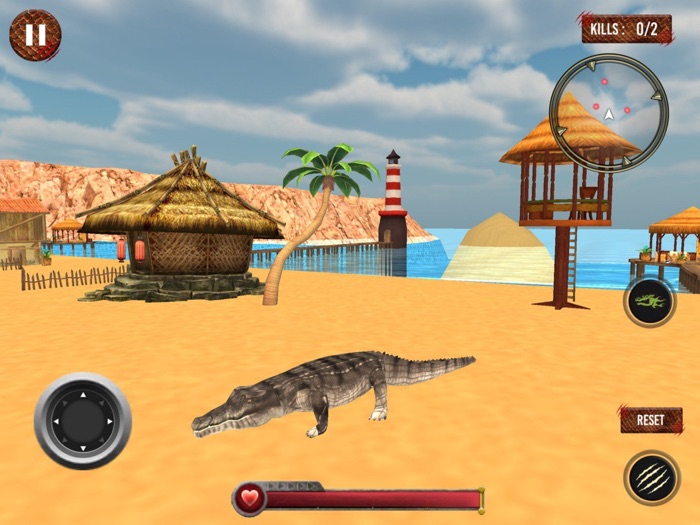 Hungry Crocodile Attack Croco