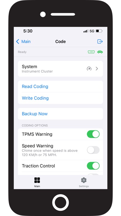 Panther OBD Screenshot