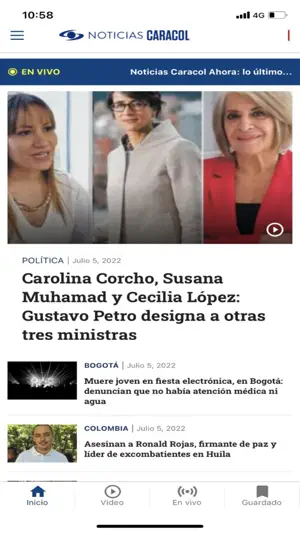Noticias Caracol screenshot 2