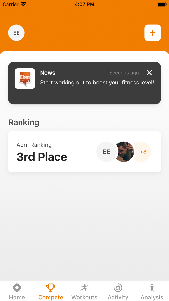 Elan Fitness Workout