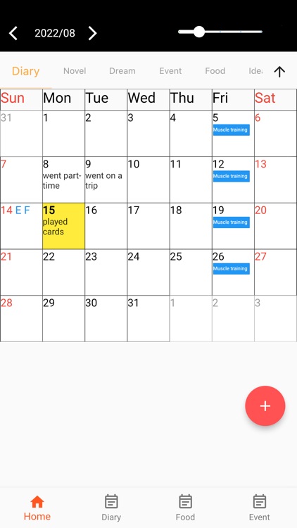 Diary app CalDiary - Journal3