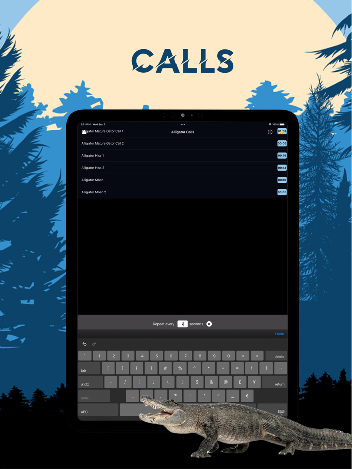 Alligator Magnet-Hunting Calls