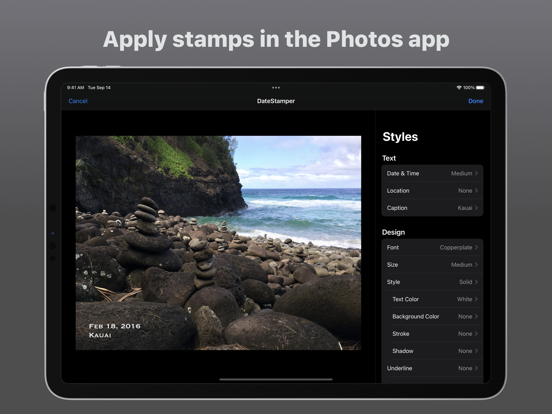 Screenshot #2 for DateStamper