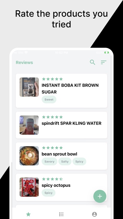 Twenty Seconds: food note