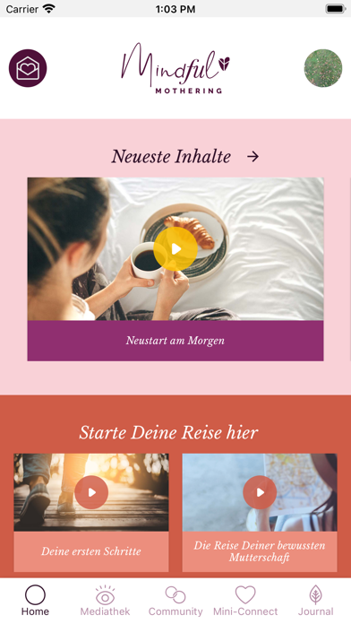 MindfulMOTHERING Screenshot
