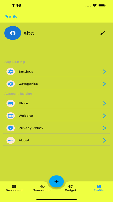 Expense tracker budget money Screenshot