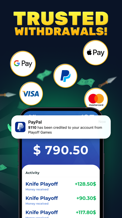 Knife Playoff: Win Real Money Screenshot