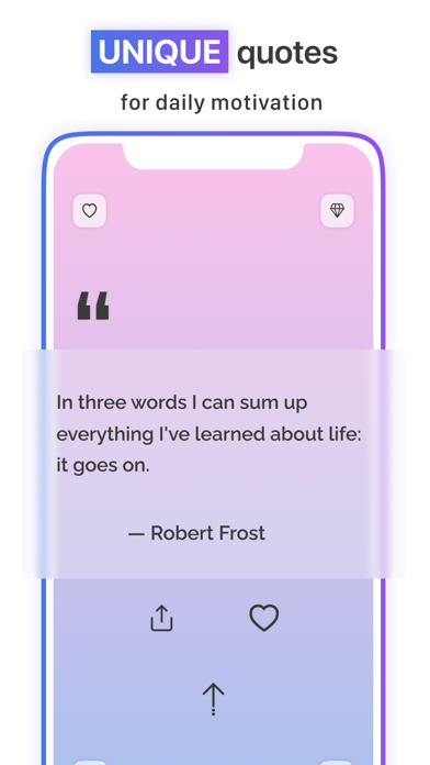 Unique Quotes for Inspiration Screenshot