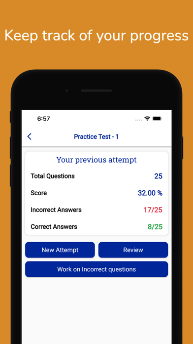 Columbia DMV Permit Practice Screenshot