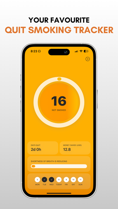 ExSmoke: Quit Smoking Tracker Screenshot