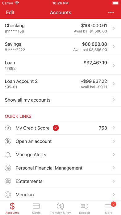 Du Quoin State Bank Mobile Screenshot