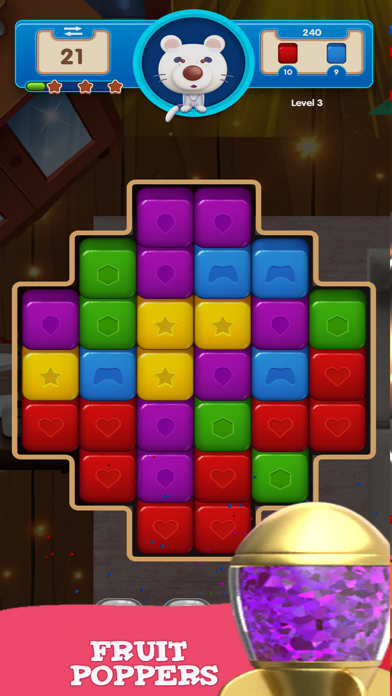 Fruit Poppers Fun Puzzle Game Screenshot