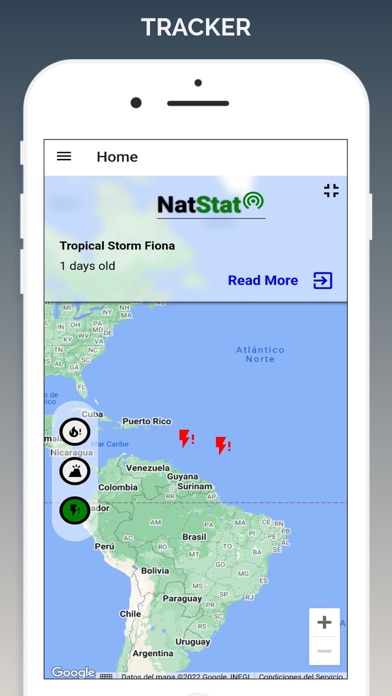 Wildfire Map Tracker Screenshot