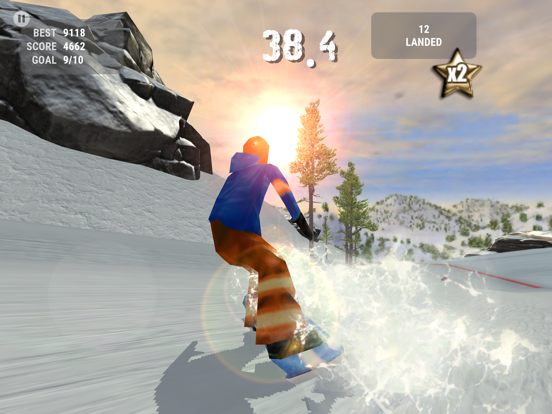 Crazy Snowboard iPad app afbeelding 1