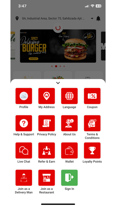 EasyGet-Customer Screenshot