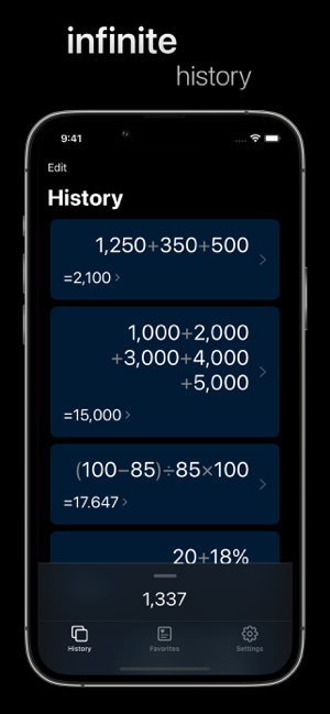 ‎next.calc: a modern calculator Screenshot