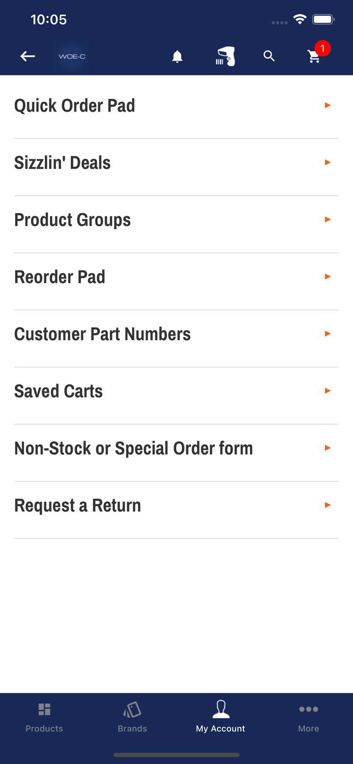 Arrow Web Order Entry