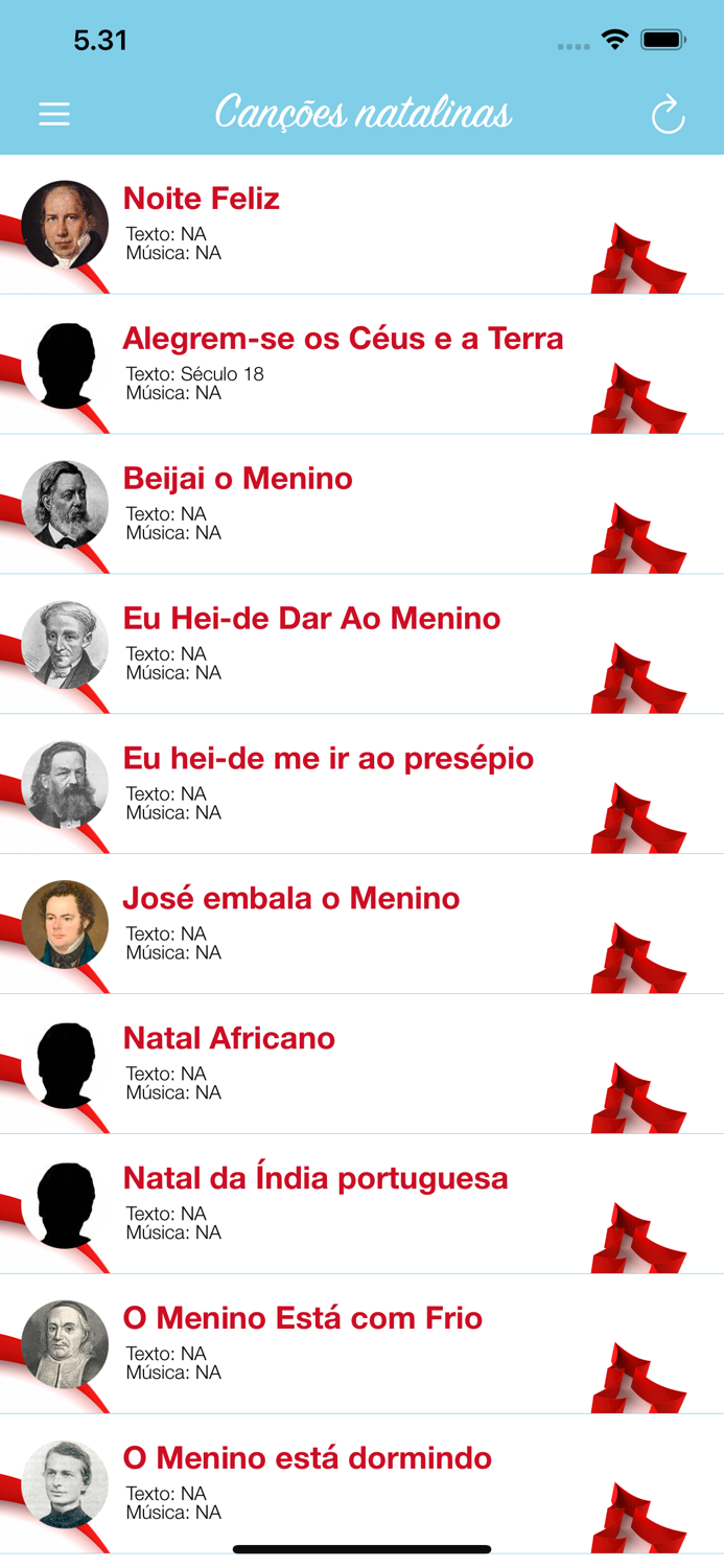 Canções de natal portuguesas