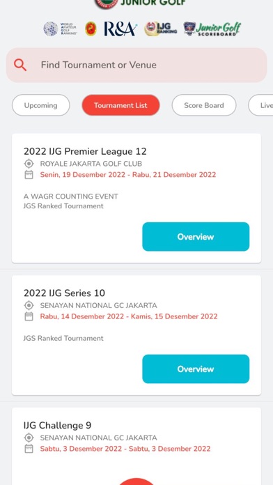 IJG - Indonesian Junior Golf Screenshot