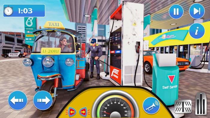 Tuk Tuk Rickshaw Driving Games
