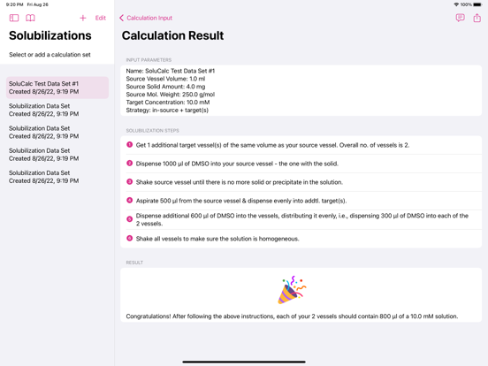 Screenshot #6 pour SoluCalc