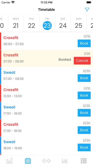 Sleven Fitness Screenshot