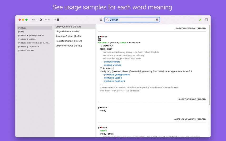 Lingvo English-Russian - 1.13.1 - (macOS)