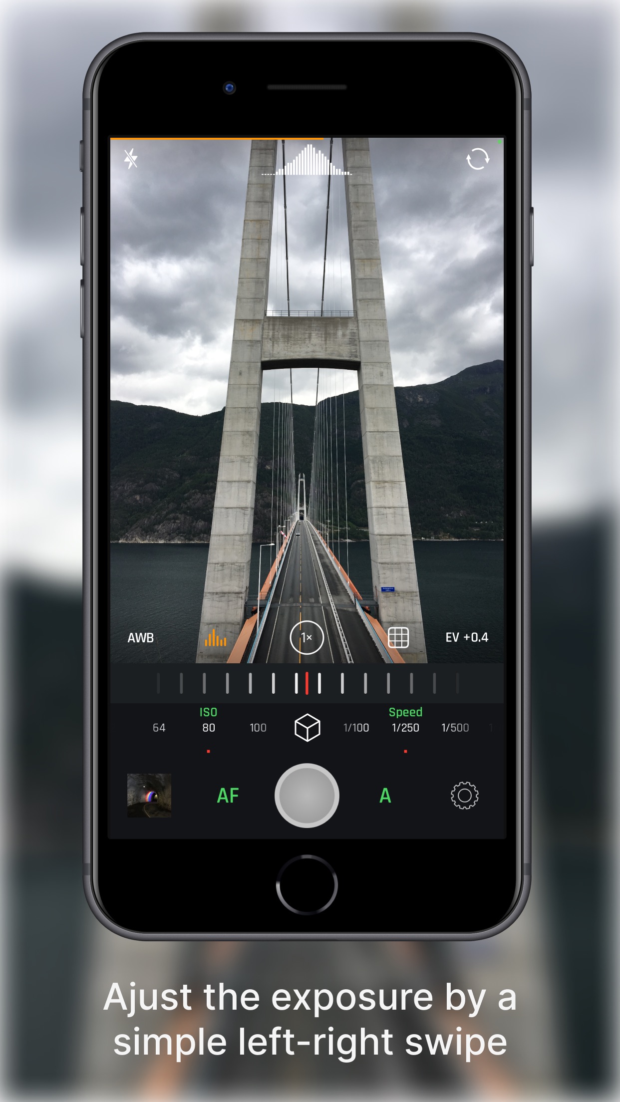 Screenshot do app Optika – Pro Manual Camera