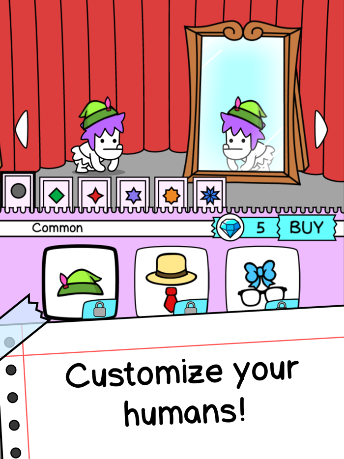 Human Evolution Merge Game