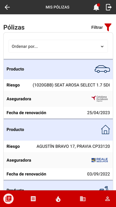 Fercam Correduría de Seguros Screenshot