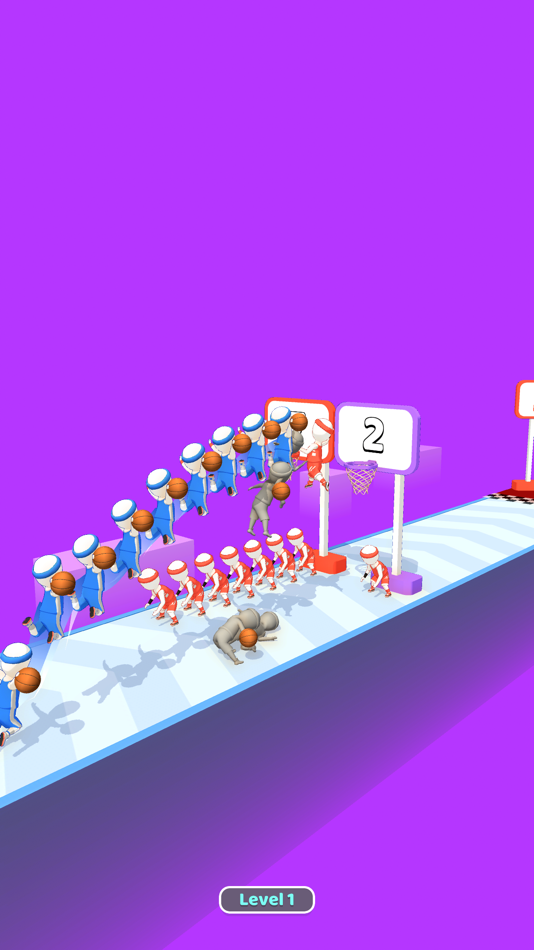 #4. Dunker Stack (iOS) 由: FUBU GAMES OYUN YAZILIM VE BILGI TEKNOLOJILERI TICARET LIMITED SIRKETI