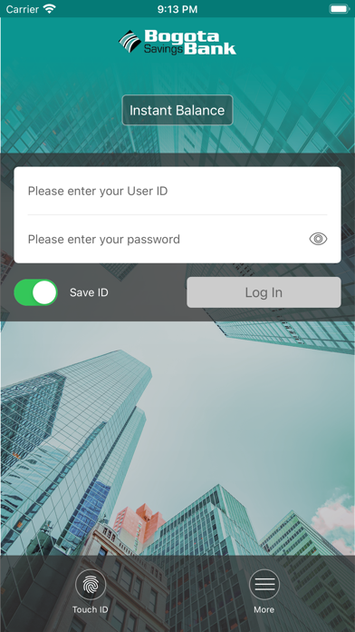 Bogota Savings Bank Mobile Screenshot