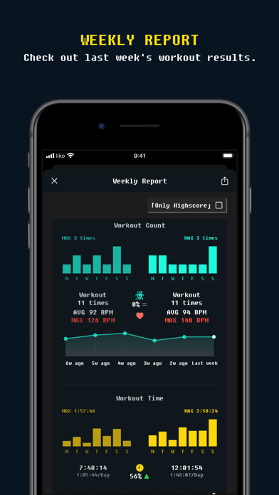 HighScore: Workout Screenshot