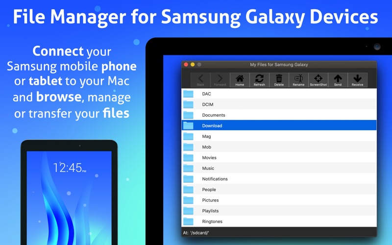 How to cancel & delete my files for samsung galaxy 1