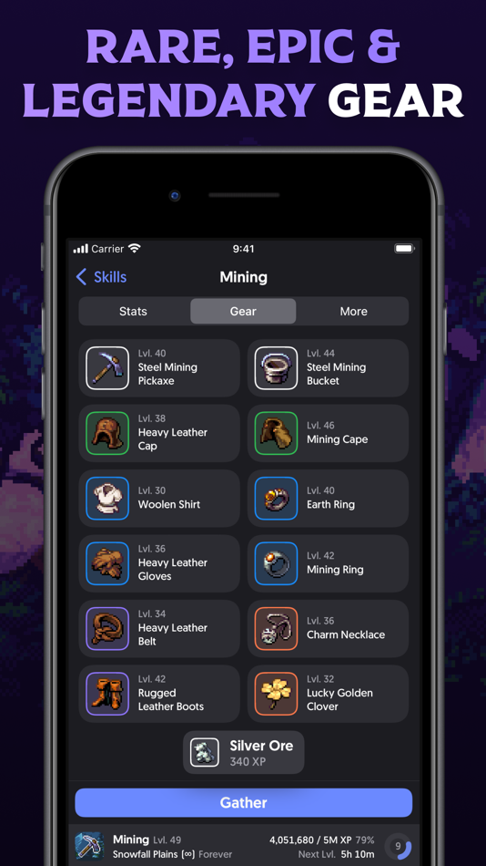 #4. Craftbound - MMO Idle RPG (iOS) 由: Polybit Studio Pty Ltd