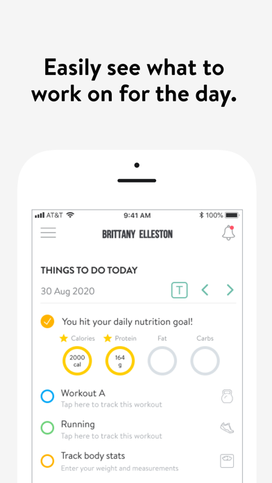 Brittany Elleston Fitness Screenshot