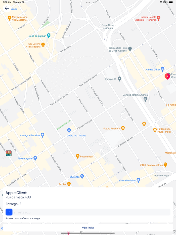 Raio  Daki para Entregadores