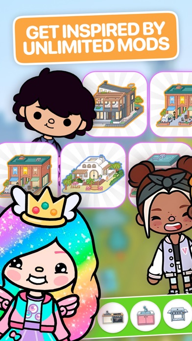 Mods & Furniture Toca World . Screenshot